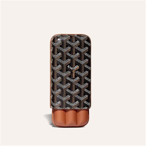 cigar holder goyard|Churchill 3 Cigar Case .